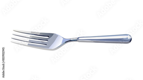 Modern Stainless Steel Dinner Fork with Ergonomic Handle