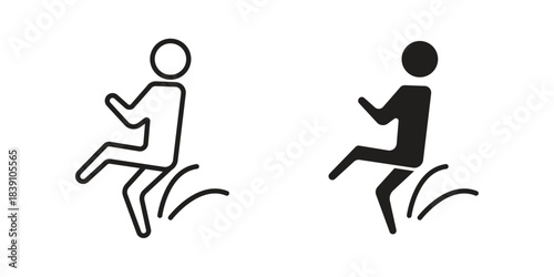 Accident icons, Line vector. solid symbol set