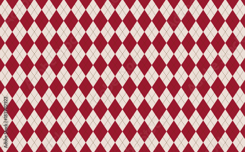 バレンタイン配色　チェック背景　パターンスウォッチ