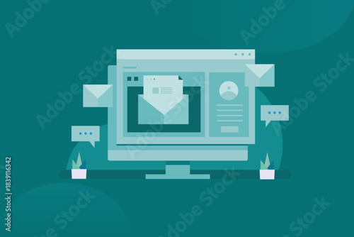 Email Software sending promotional email messages and newsletter to predetermined targeted audience automatically, 