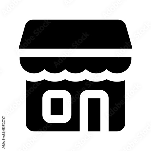 barbershop glyph icon