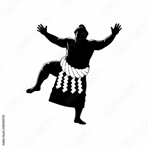sumo vector silhouette