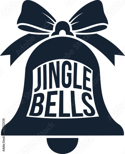 Festive Jingle Bells Bell with Ribbon Bow Decoration