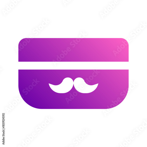 pomade glyph gradient icon