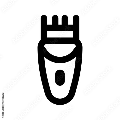 hair clipper line icon