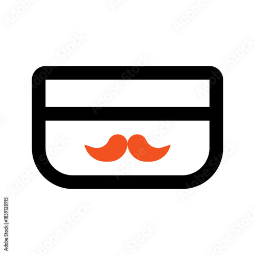 pomade outline color icon
