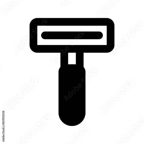 razor solid line icon