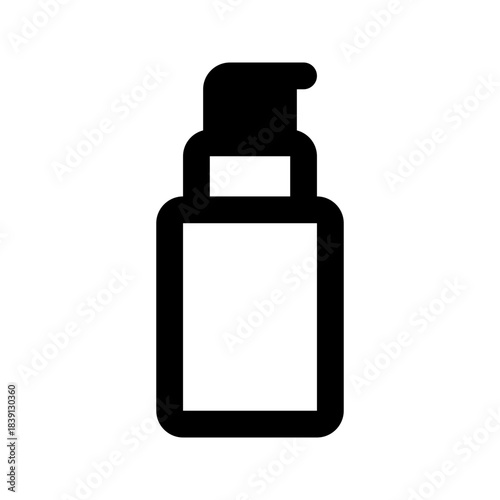 shaving cream solid line icon