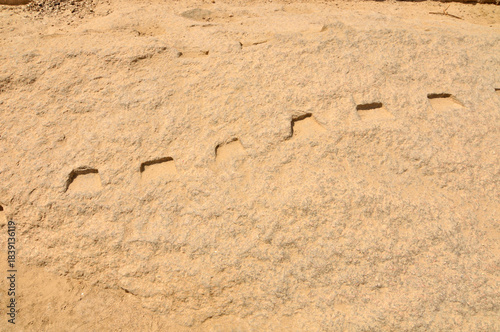Ancient traces of granite processing in the Aswan Red Granite Quarry, Egypt
