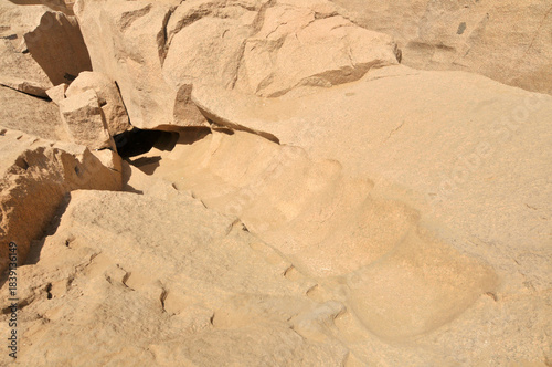 Ancient traces of granite processing in the Aswan Red Granite Quarry, Egypt