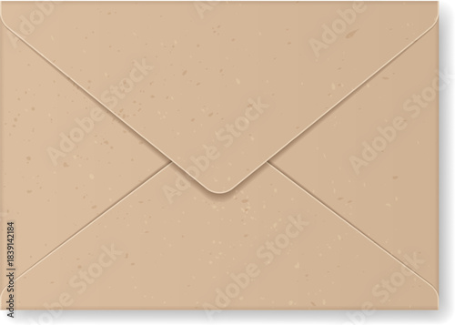 Kraft paper envelope representing communication and postal delivery