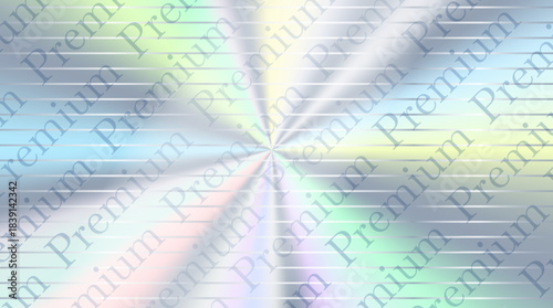 Premium quality watermark with iridescent abstract background