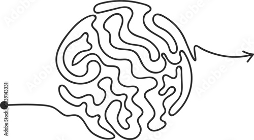 Navigating complex labyrinth finding successful solution path