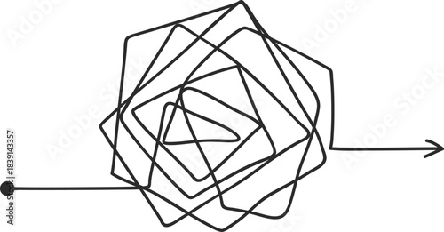 Untangling complex problem, finding simple clear solution