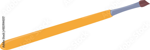 Eyebrow brush for makeup and beauty application