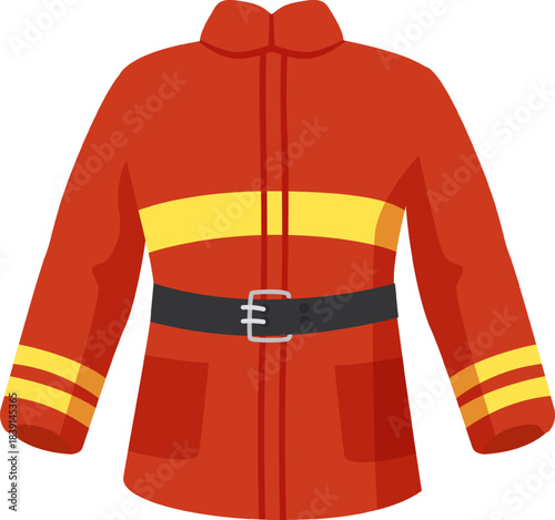 Firefighter jacket protecting heroes from fire service