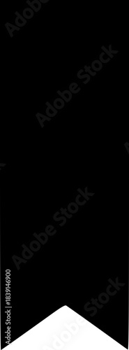 Simple Bookmark Silhouette Design for Book Lover and Education