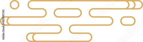 Abstract seamless rounded line pattern background