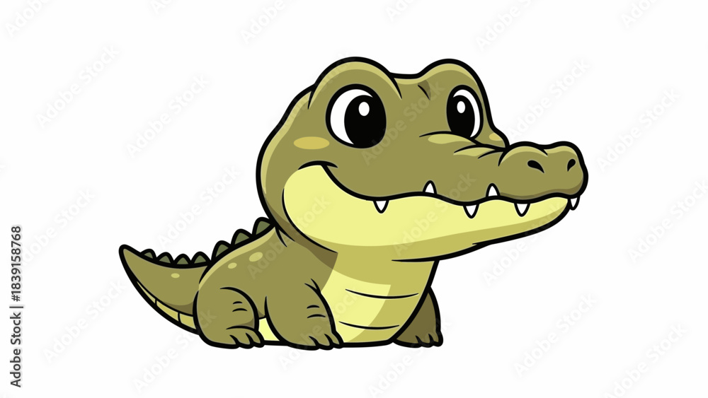 Fototapeta premium crocodile vector