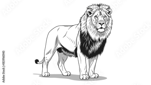 lion vector illustration