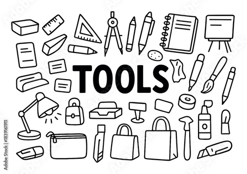 Urbanization Tools Doodle