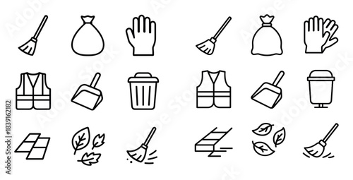 Territory Cleaning Icons