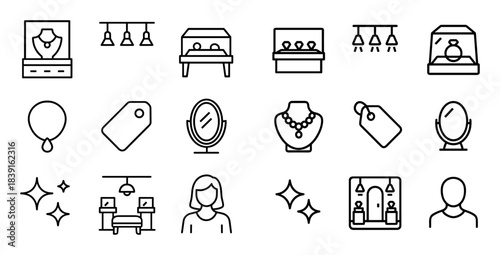 Minimalist Jewelry Icons