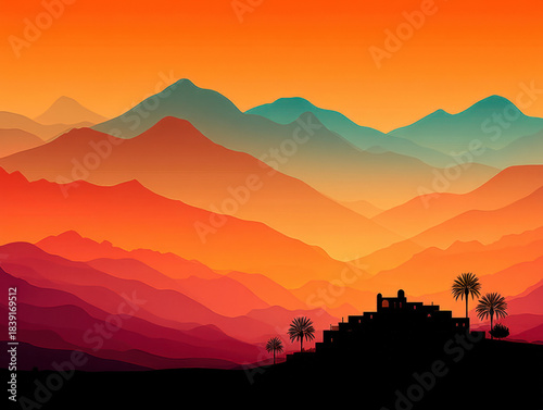 Arizona state skyline