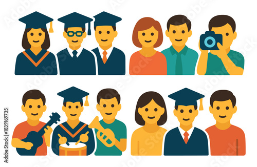 Graduation Party Icons