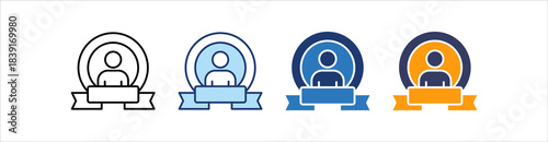 Personal Branding Icon Set Multiple Style Collection