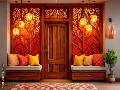 Entrance interior design