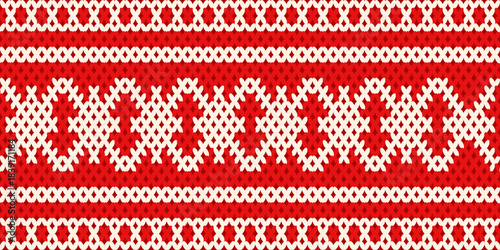 Vector Folk Knitted Sweater texture background. Perfect Folk ethnic texture Knitting backdrop. Ideal textile fabric xmas wrapping print design. EPS 10
