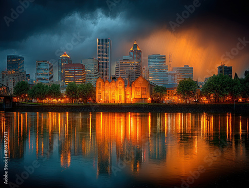 Portland Oregon skyline