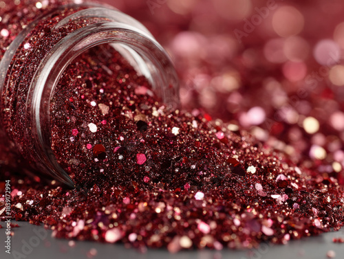 Red shiny background