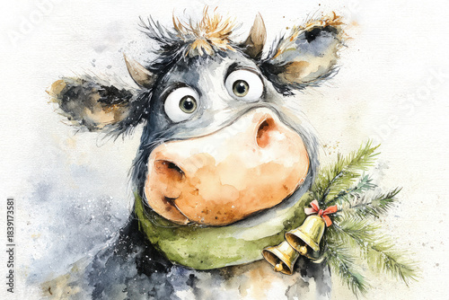 simple Christmas watercolor...