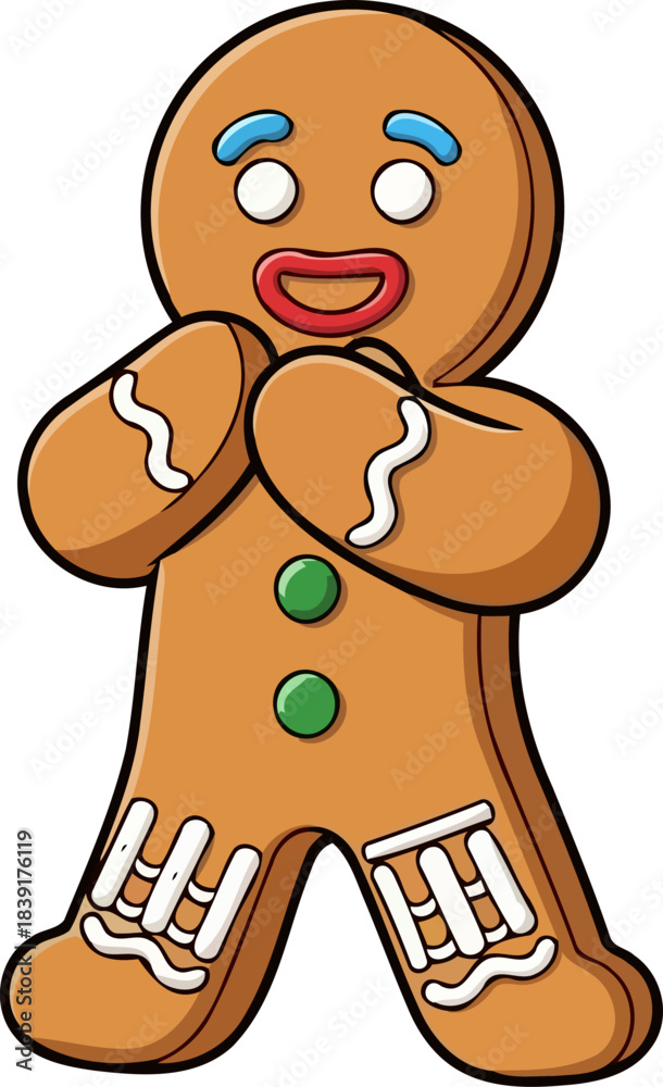 Obraz premium baked wonderland whimsy a sweet icon of festive joy and childhood magic, isolated on transparent background