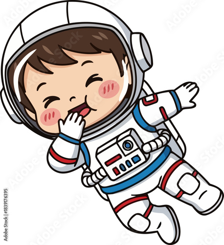 cosmic giggles a childs delightful secret amidst infinite galactic wonders, isolated on transparent background