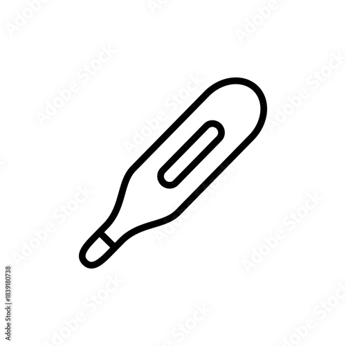 体温計をイメージした医療系アイコン