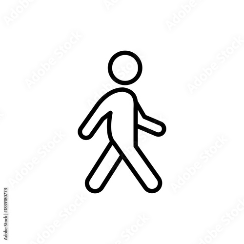 歩行・リハビリをイメージした医療系アイコン