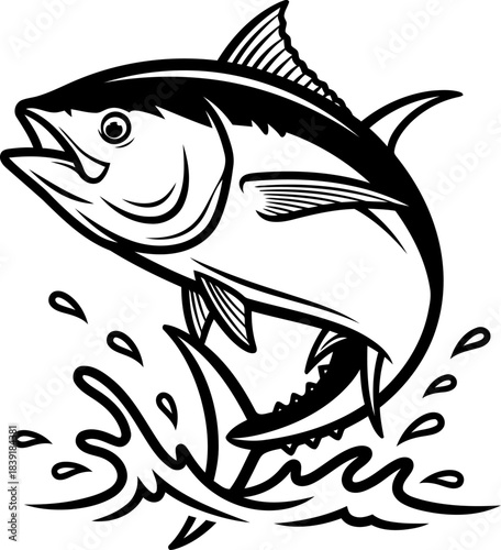 hydro dynamic oceans untamed force, leaping with graphic precision, isolated on transparent background