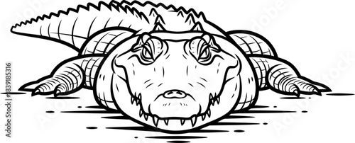 rivers reptilian monarch a stylized glimpse into untamed wilderness, isolated on transparent background