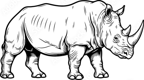 unyielding spirit earths ancient horned titan, a symbol of primal wilderness, isolated on transparent background