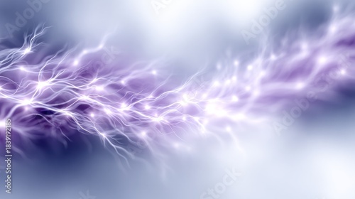 Abstract Energy Flow: A dynamic, ethereal display of energy, depicted in flowing, luminescent lines and particles, creating a sense of movement and connection.