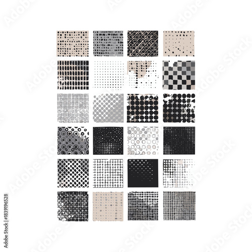 Seamless black and white set of geometric chess pieces vector pattern design for business symbol illustration