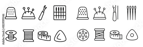Minimal Sewing Icons