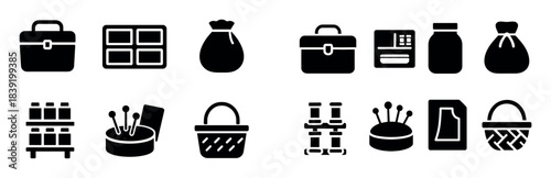 Sewing Accessories Icons