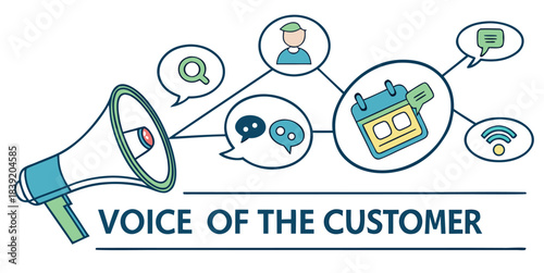 Voice of the Customer Marketing and Feedback Concept