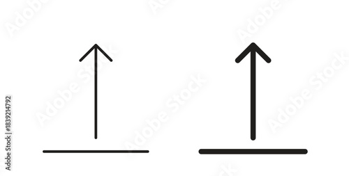 Export icons in line designs. solid silhouette style in black