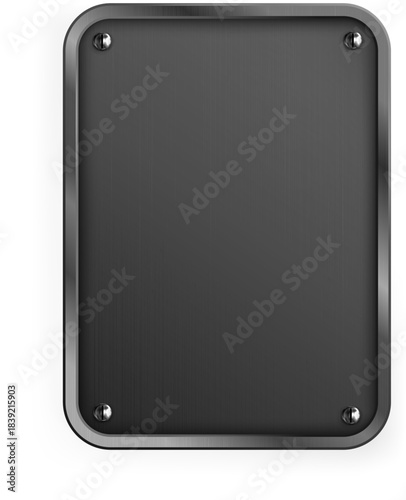 Black Metal Signboard