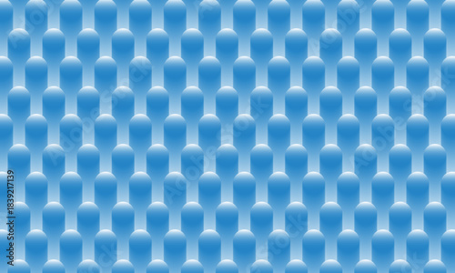 Blue geometric seamless vector pattern background, abstract modern repetitive design texture for digital graphics and wallpaper